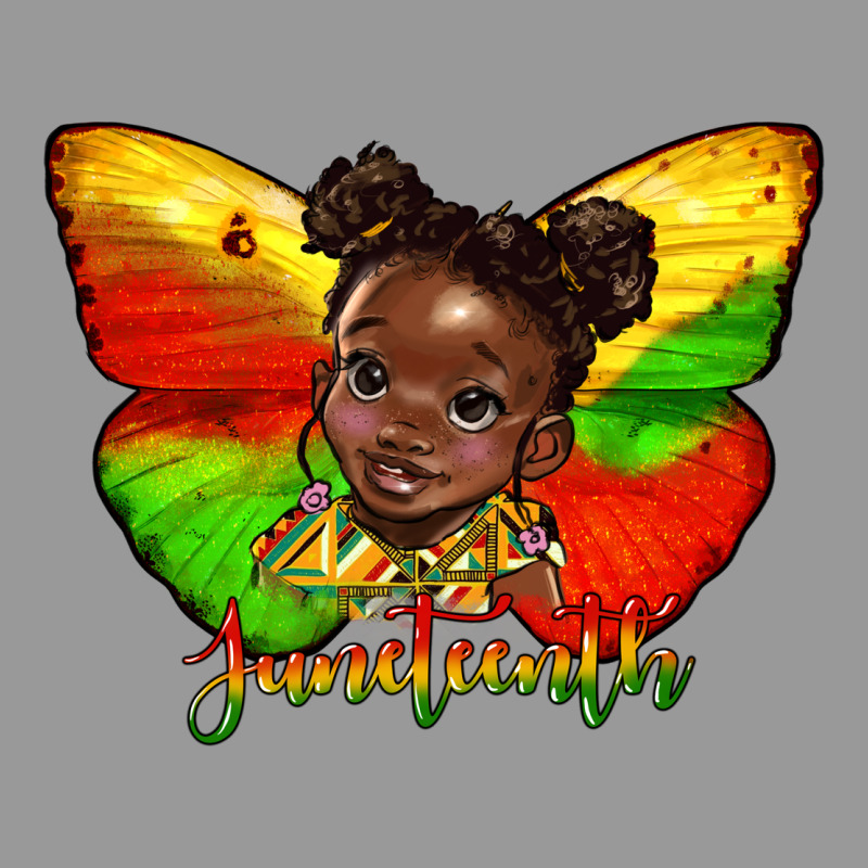 Juneteenth Butterfly Black Girl Vintage Hoodie by HRA Design Shop | Teevron