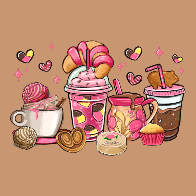 Mexican Pan Dulce Coffee Cups Heavyweight Hoodie by MaliasSmallBusiness | Teevron