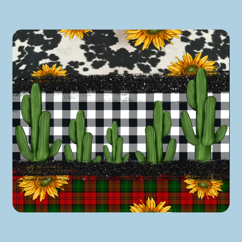 Cowhide Cacti Sunflowers Christmas Mousepad Premium Hoodie by Jasminsmagicworld | Teevron