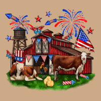 Barn Farm Animals 4th Of July Vintage Hoodie | Teevron