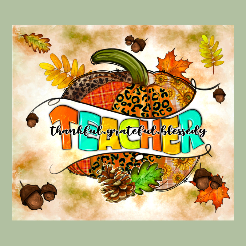 Fall Teacher Pumpkin Urban Hoodie by TumblerDesignByShophia | Teevron