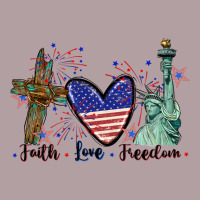 Faith Love Freedom 4th Of July Vintage Hoodie | Teevron
