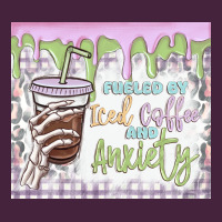 Fueled By Iced Coffee And Anxiety Premium Tee | Teevron