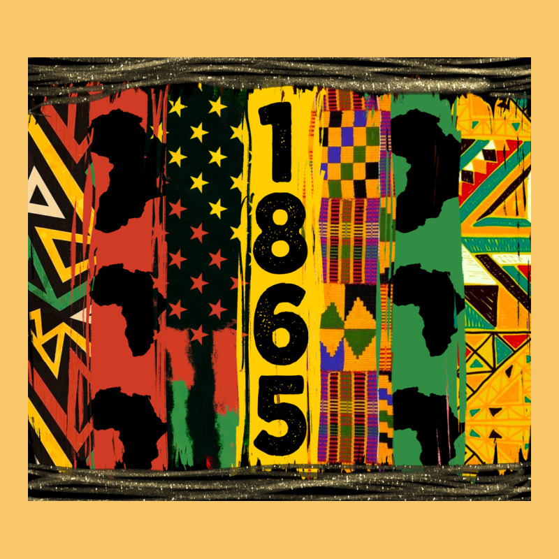 Juneteenth 1865 Tumbler Vintage Hoodie by HRA Design Shop | Teevron