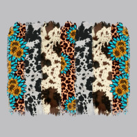 Cowhide Leopard Gemstone Brushstroke Long Sleeve Tee | Teevron