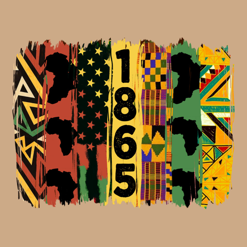 Juneteenth Brush Stroke 2 Vintage Hoodie by HRA Design Shop | Teevron
