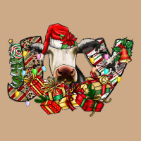 Christmas Joy Cow Vintage Hoodie | Teevron