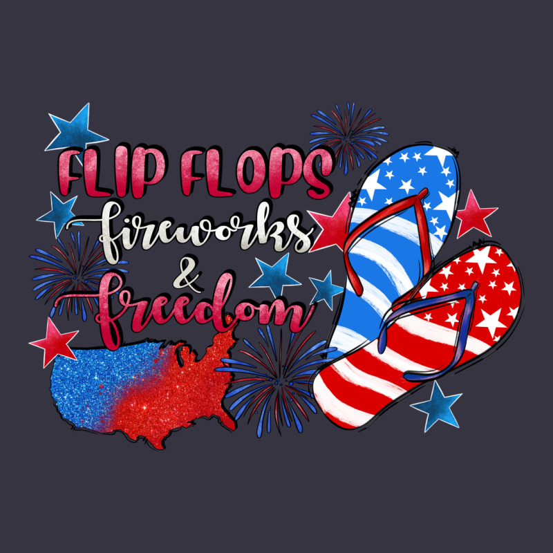 Flip Flops Fireworks & Freedom 4th Of July Vintage Hoodie by CowGirlArtShop | Teevron