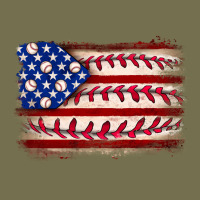 Baseball American Flag Vintage Hoodie | Teevron