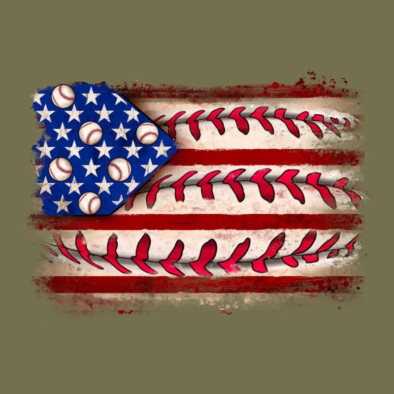 Baseball American Flag Vintage Hoodie by Neo Western | Teevron