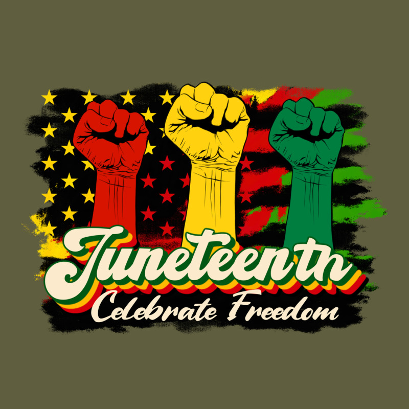 Juneteenth Celebrate Freedom Vintage Tee by HRA Design Shop | Teevron