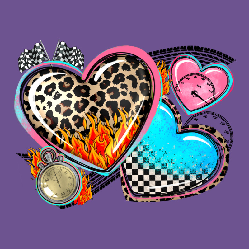 Western Leopard  Racing  Hearts Vintage Tee by AdoDesignShop | Teevron