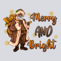 Merry And Bright Black Santa Zipper Hoodie | Teevron