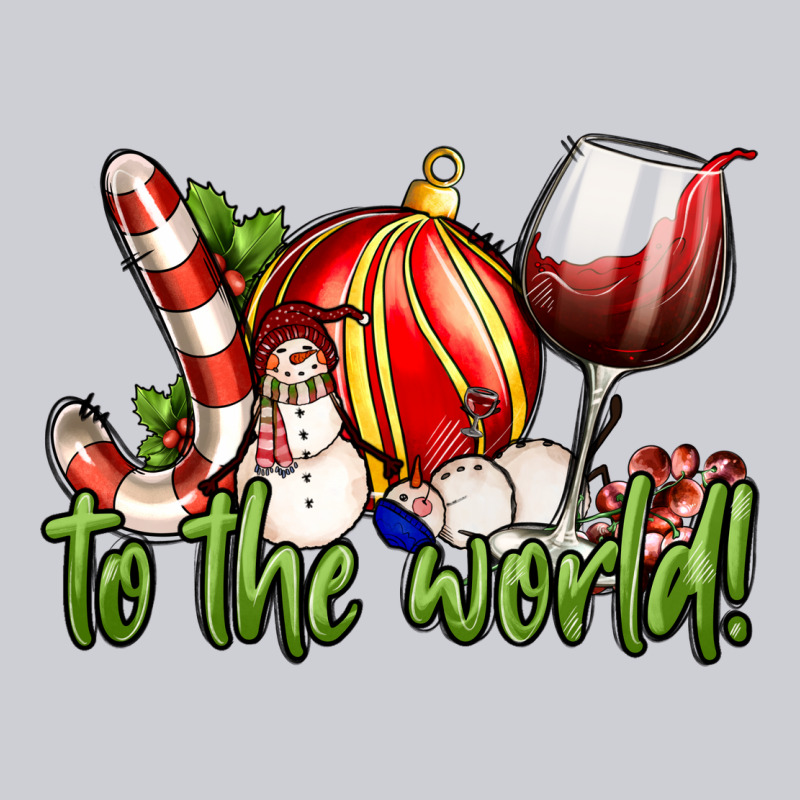 Joy To The World Christmas Wine Heavyweight Sweatshirt by FaDigitalArtStudio | Teevron