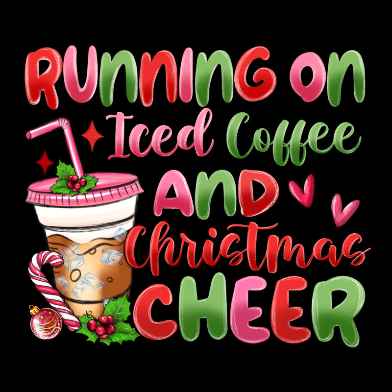 Running On Iced Coffee And Christmas Cheer Premium Tee by MaliasSmallBusiness | Teevron