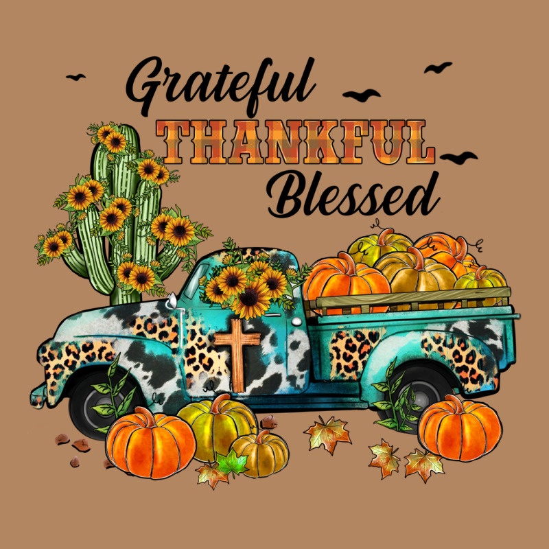 Grateful Thankful Blessed Long Sleeve Tee by JahusDesignShop | Teevron