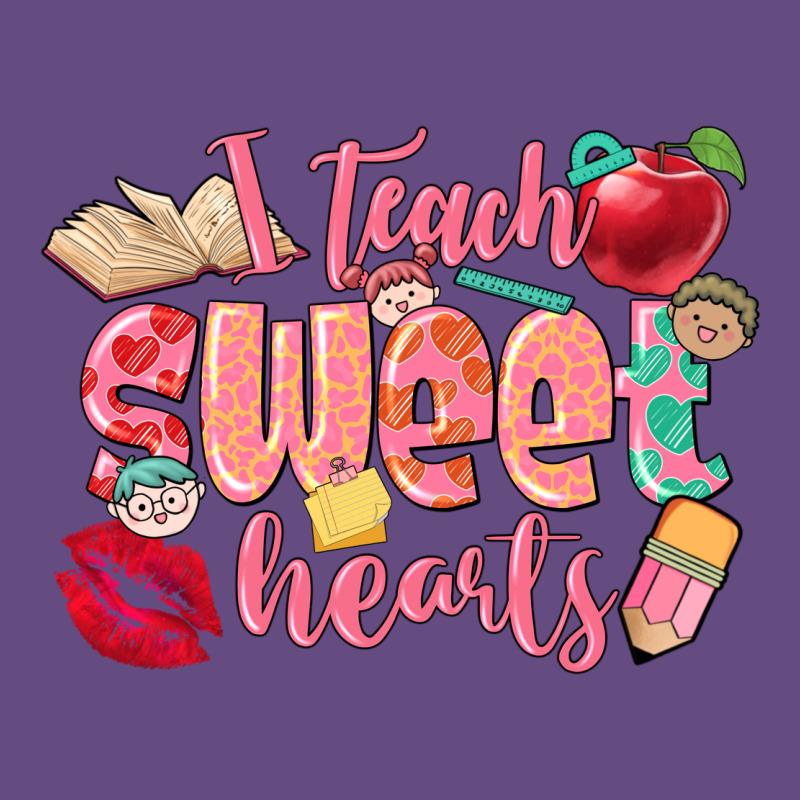 I Teach Sweet Hearts Valentine's Day Teacher Vintage Hoodie by FaDigitalArtStudio | Teevron