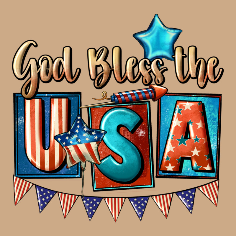 God Bless The Usa 4th Of July Vintage Hoodie by CowGirlArtShop | Teevron