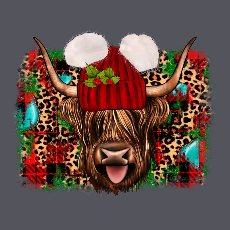 Highland Cow Christmas Vintage Hoodie by JahusDesignShop | Teevron
