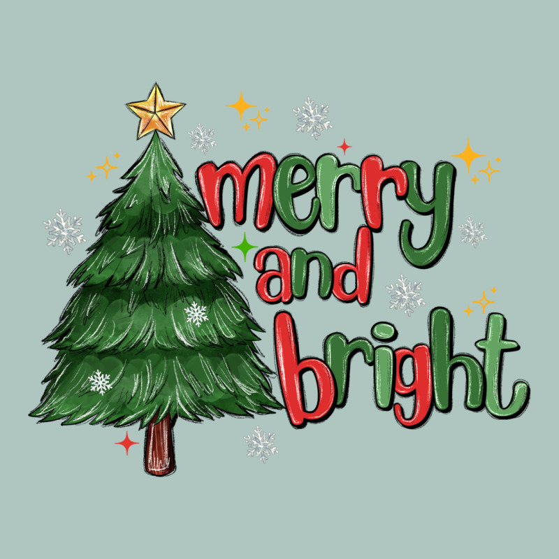Merry And Bright Premium Sweatshirt by MaliasSmallBusiness | Teevron