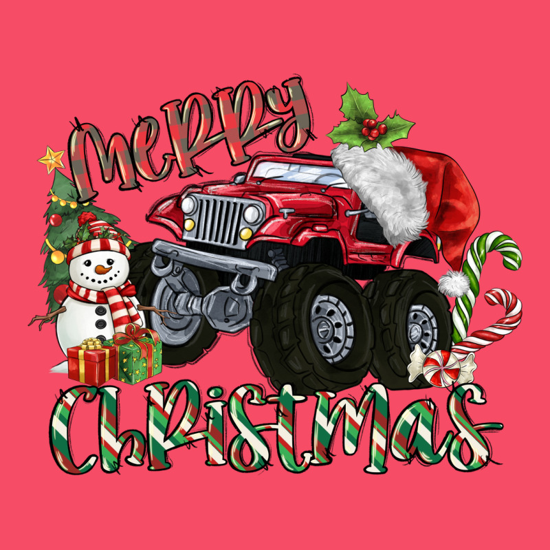Merry Christmas Monster Truck Premium Sweatshirt by MaliasSmallBusiness | Teevron