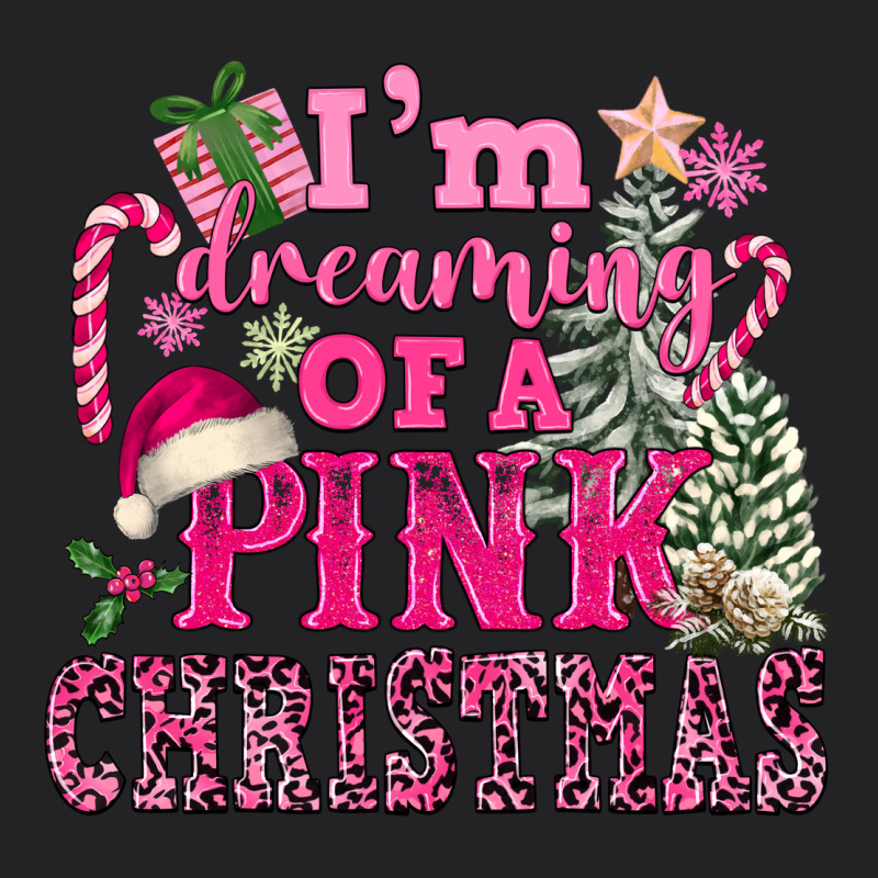 I Am Dreaming Of A Pink Christmas Vintage Tee by FaDigitalArtStudio | Teevron