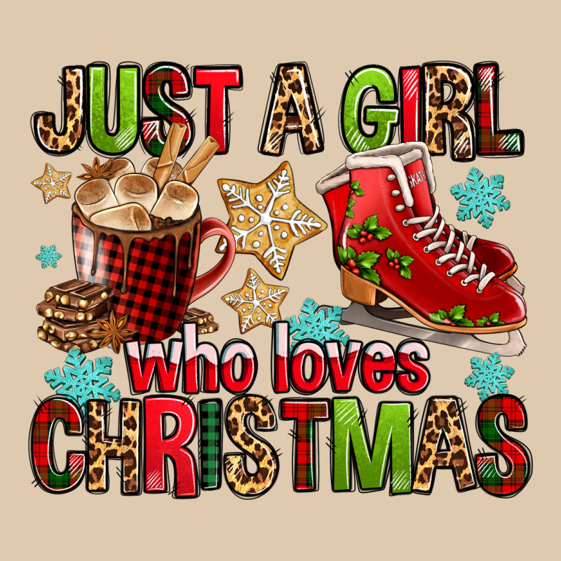 Just A Girl Who Loves Christmas Heavyweight Sweatshirt by FaDigitalArtStudio | Teevron