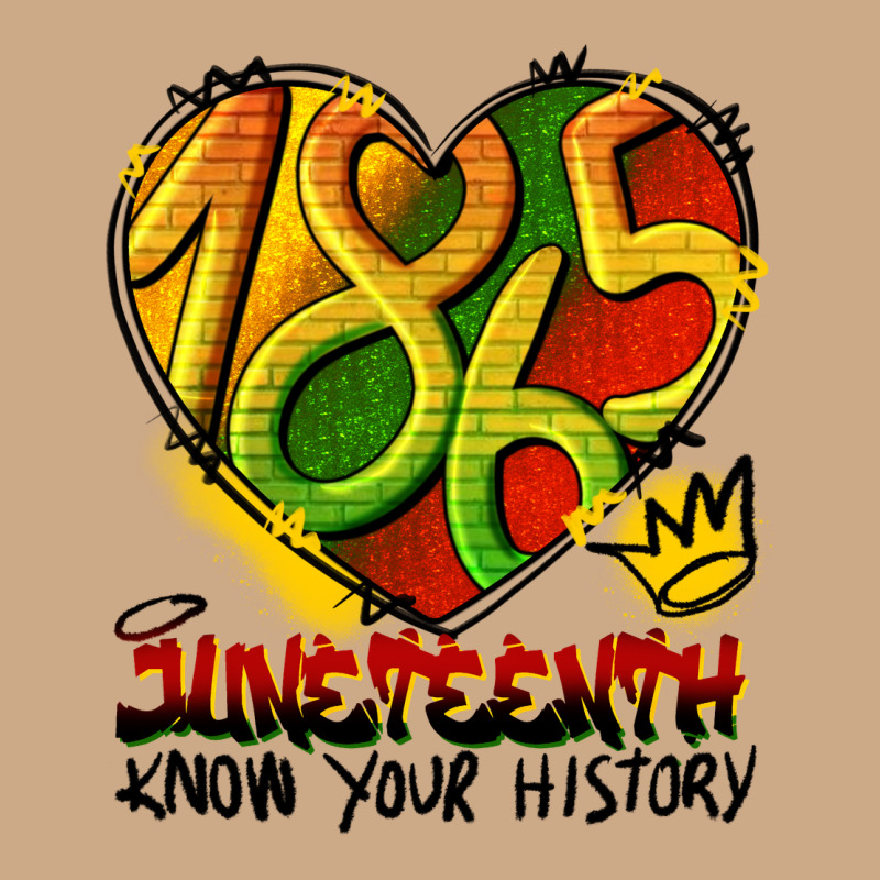 Juneteenth 1865 Graffiti Vintage Hoodie by HRA Design Shop | Teevron