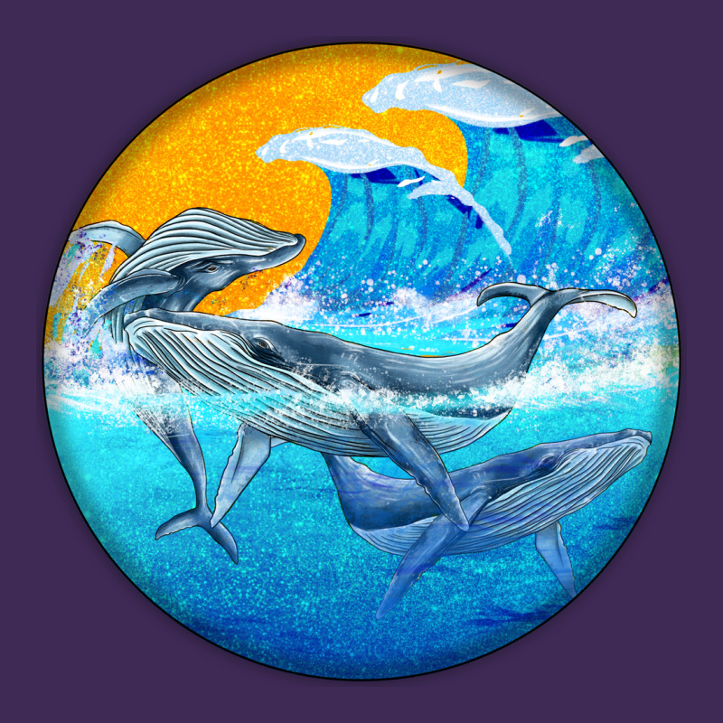 Humpback Whale Premium Hoodie by BarkalooDesign | Teevron