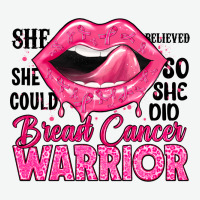 Breast Cancer Warrior Lips Urban Heavy Tee | Teevron