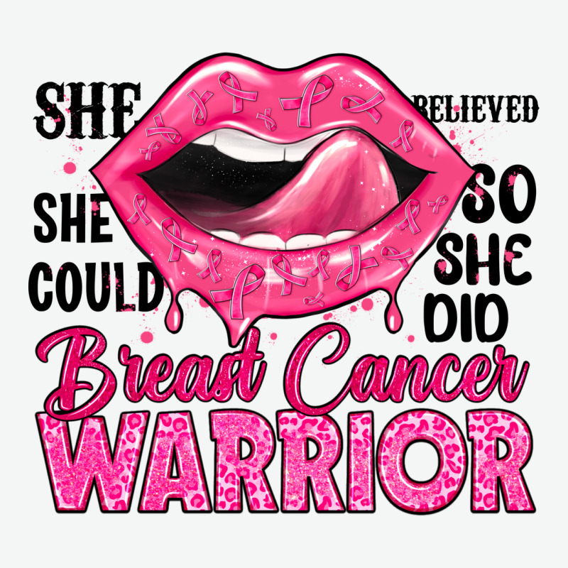 Breast Cancer Warrior Lips Urban Heavy Tee by JahusDesignShop | Teevron