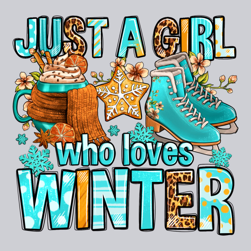Just A Girl Who Loves Winter Heavyweight Sweatshirt by FaDigitalArtStudio | Teevron
