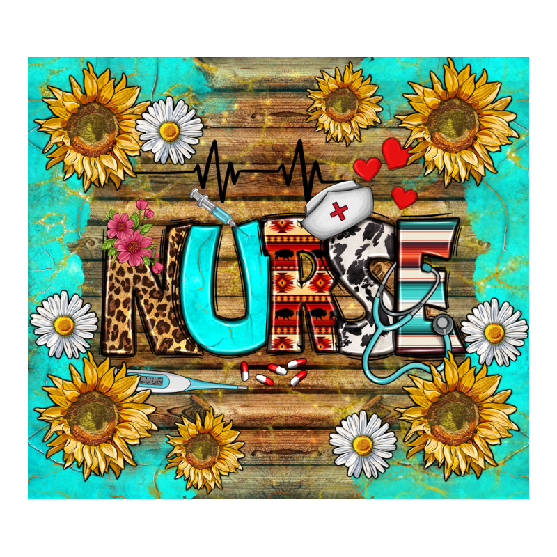 Sunflower And Daisy Nurse Tumbler Classic Tee by BundleAndBundleShop | Teevron