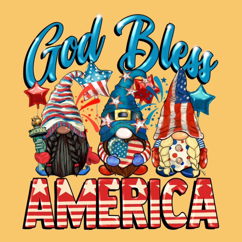 God Blessed America Gnomes 4th Of July Vintage Hoodie by CowGirlArtShop | Teevron