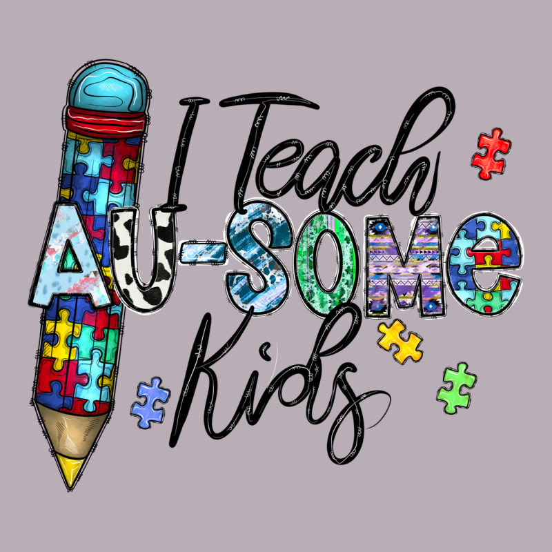 I Teach Au Some Kids Vintage Tee by CowhideDigitalArt | Teevron