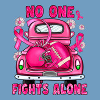 Breast Cancer No One Fights Alone Truck Football Urban Heavy Tee | Teevron