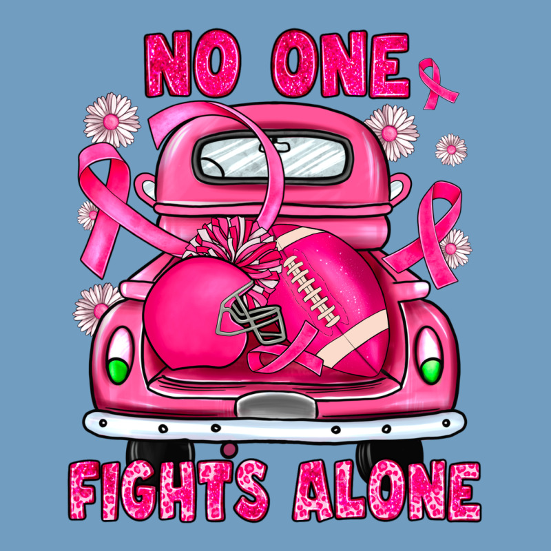 Breast Cancer No One Fights Alone Truck Football Urban Heavy Tee by JahusDesignShop | Teevron