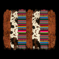 Serape Cowhide  Brushstroke Ladies Tee | Teevron