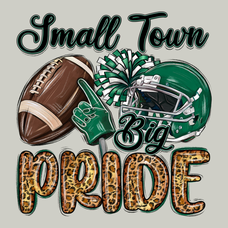 Small Town Big Pride Green Heavyweight Hoodie by MaliasSmallBusiness | Teevron