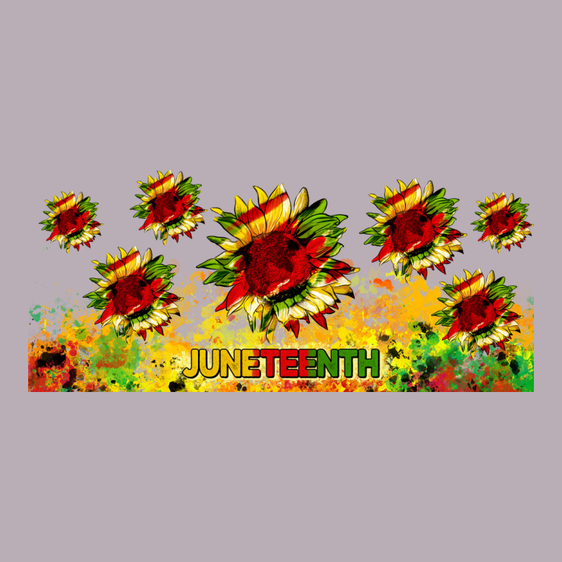 Juneteenth Sunflowers Libbey Glass Vintage Tee by HRA Design Shop | Teevron