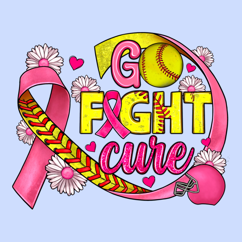 Breast Cancer Go Fight Cure Softball Urban Heavy Tee by JahusDesignShop | Teevron