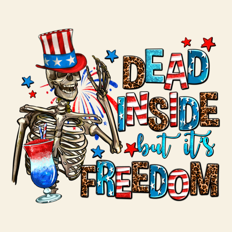 Dead Inside But Its Freedom Vintage Tee by AdoDesignShop | Teevron