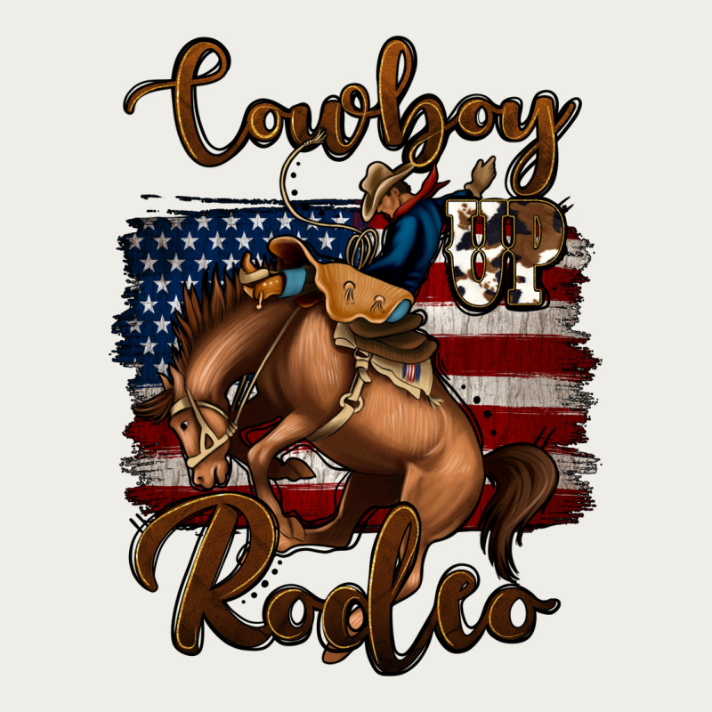 Cowboy Up Rodeo Bucking Bronco Zipper Hoodie by Jasminsmagicworld | Teevron
