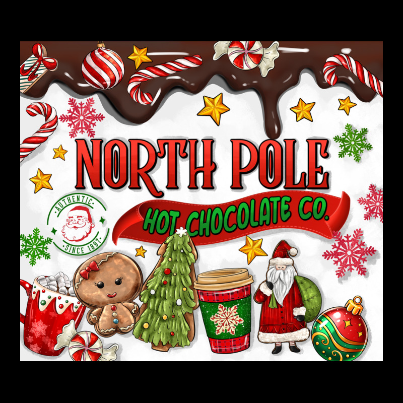North Pole Hot Chocolate Christmas Premium Sweatshirt by MaliasSmallBusiness | Teevron