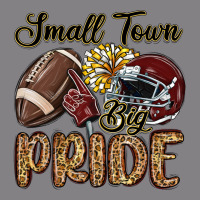 Small Town Big Pride Maroon Yellow Heavyweight Hoodie | Teevron