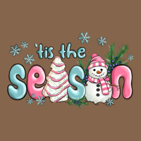 Tis The Season Snowman And Christmas Cake Premium Tee | Teevron
