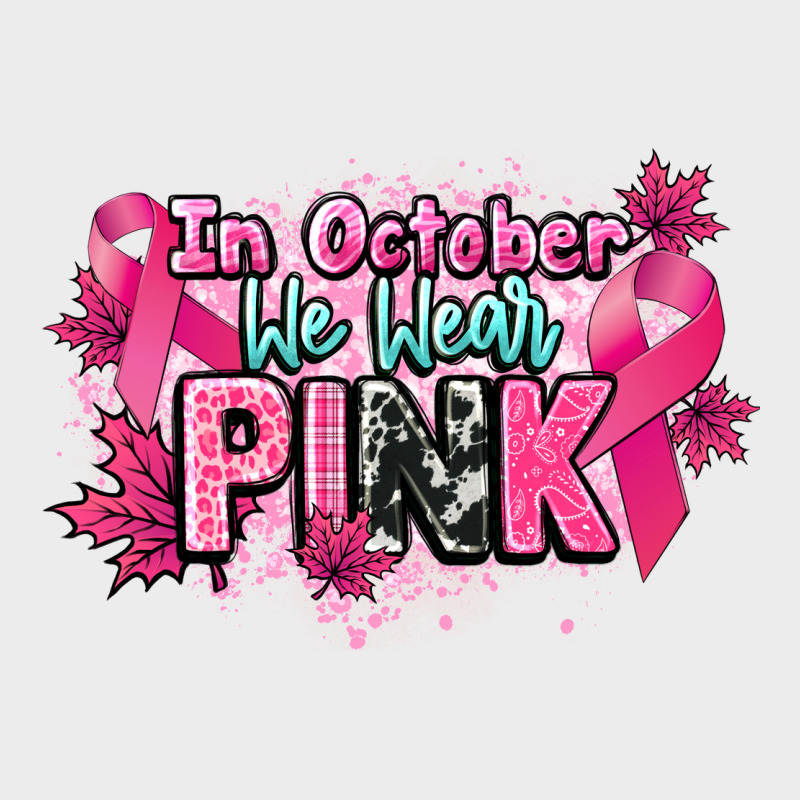 In October We Wear Pink Cancer Awareness Urban Hoodie by HowdyJamesFarm | Teevron