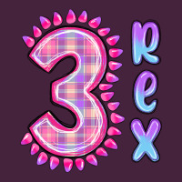 3 Rex Pink Dinosaur Premium Tee | Teevron