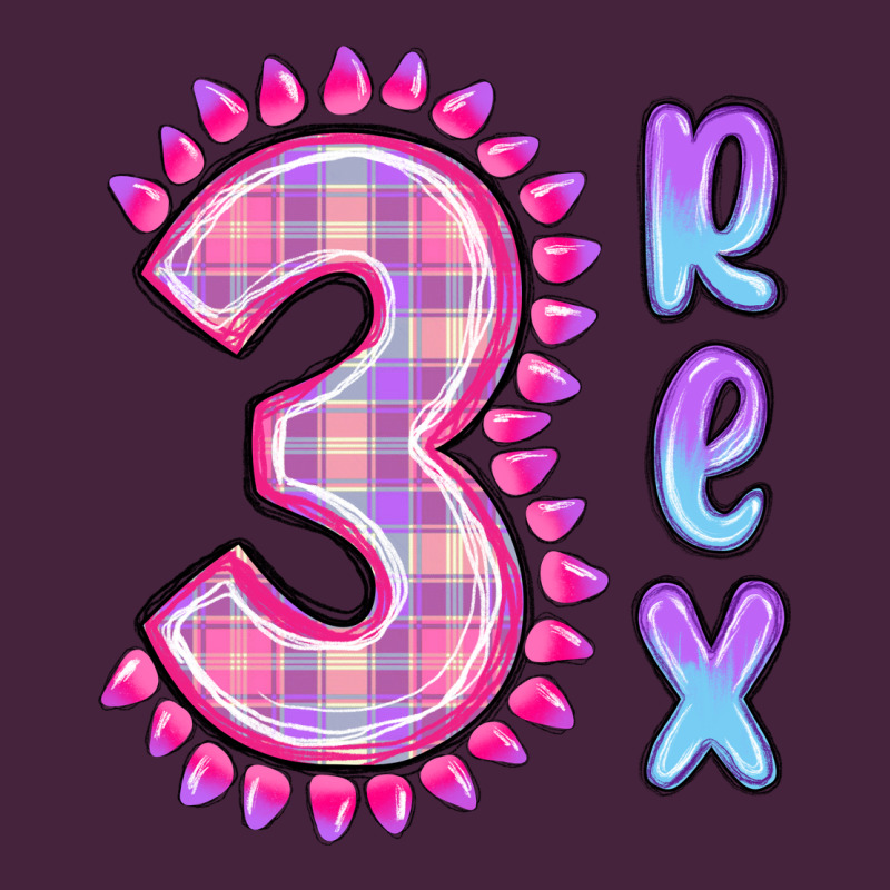 3 Rex Pink Dinosaur Premium Tee by MaliasSmallBusiness | Teevron