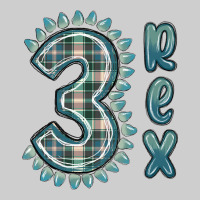 3 Rex Green Dinosaur Premium Tee | Teevron
